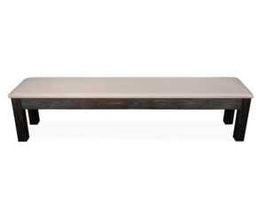 Charcoal brown bench